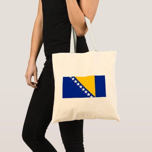 Patriotic Bosnië Herzegovina vlag Tote Bag (Voorkant (product))
