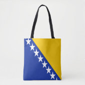 Patriotic Bosnië Herzegovina vlag Tote Bag (Voorkant)
