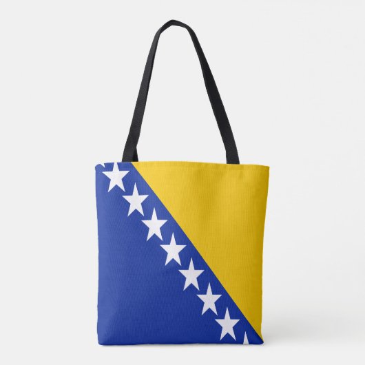 Patriotic Bosnië Herzegovina vlag Tote Bag (Achterkant)