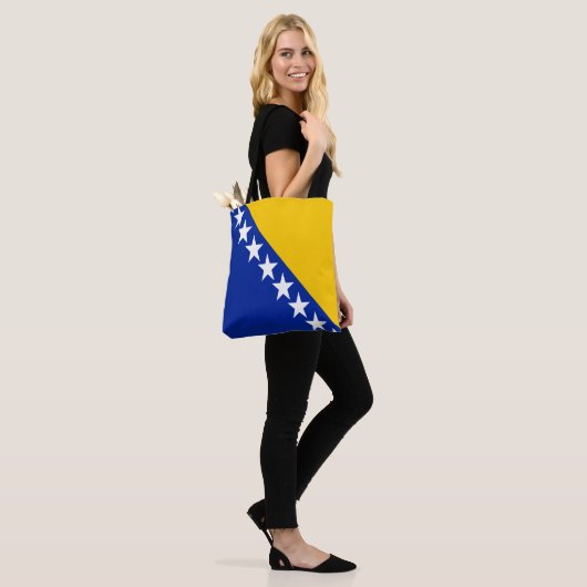 Patriotic Bosnië Herzegovina vlag Tote Bag (Op model)