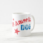 Patriotic Boston Terrier Koffiemok (Voorkant rechts)
