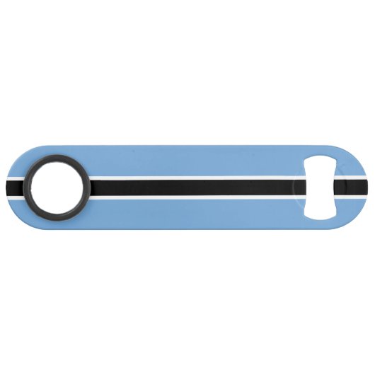 Patriotic Botswana Flag Bar Key Speed Flessenopener (Voorkant (Horizontaal))