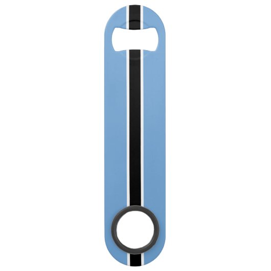 Patriotic Botswana Flag Bar Key Speed Flessenopener (Achterkant)