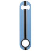 Patriotic Botswana Flag Bar Key Speed Flessenopener (Voorkant)