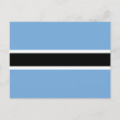 Patriotic Botswana Flag Briefkaart (Voorkant)