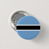 Patriotic Botswana Flag Button (Voorkant /achterkant)