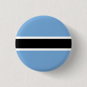 Patriotic Botswana Flag Button (Voorkant)