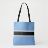 Patriotic Botswana Flag Canvas tas (Voorkant)