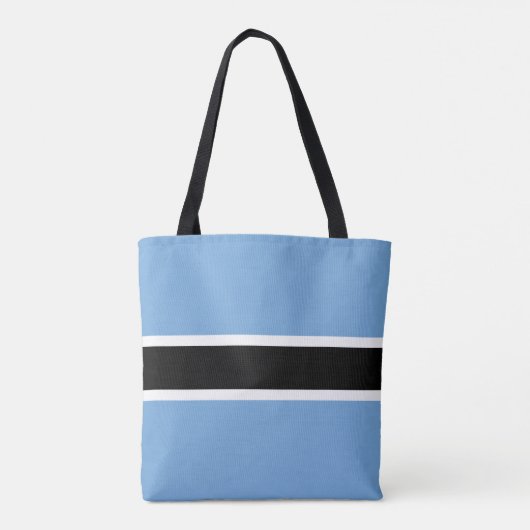 Patriotic Botswana Flag Canvas tas (Achterkant)