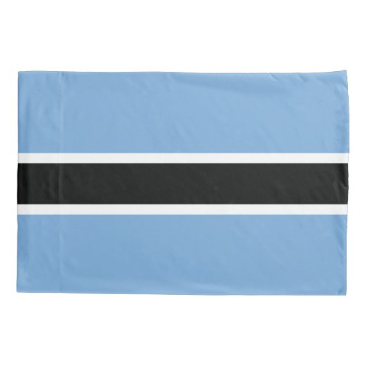 Patriotic Botswana Flag Kussensloop (Achterkant)