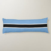 Patriotic Botswana Flag Lichaamskussen (Achterkant)