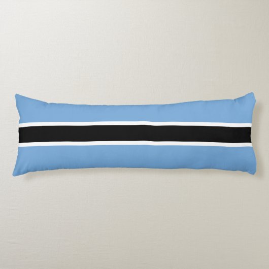 Patriotic Botswana Flag Lichaamskussen (Voorkant)