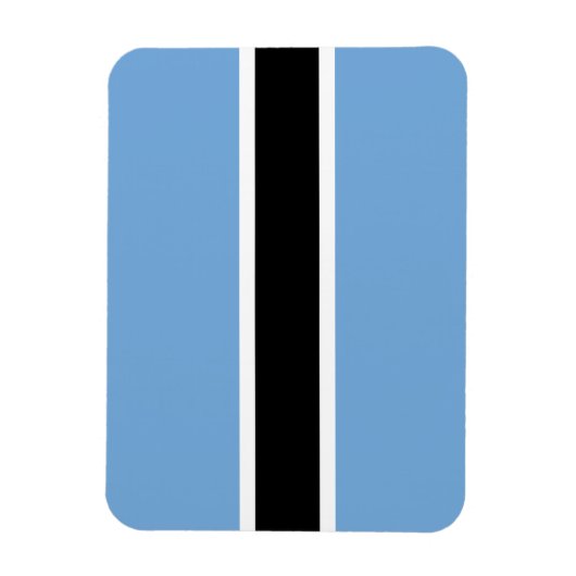 Patriotic Botswana Flag Magneet (Verticaal)