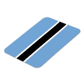 Patriotic Botswana Flag Magneet (Linkerzijde)