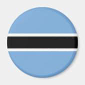 Patriotic Botswana Flag Magnet (Voorkant)