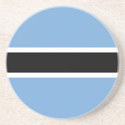 Patriotic Botswana Flag Onderzetter (Voorkant)