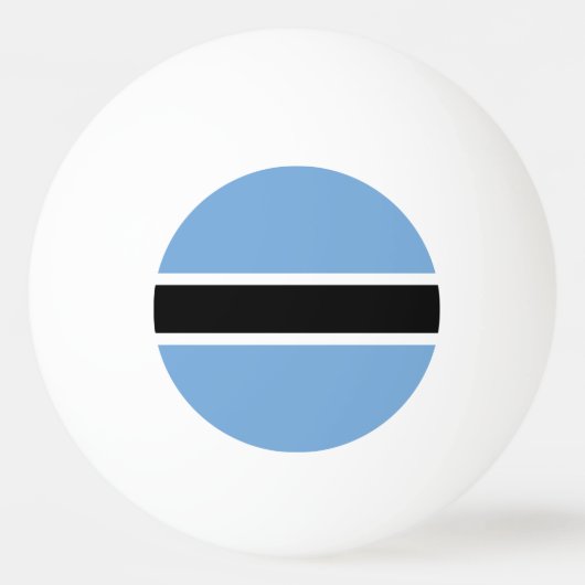Patriotic Botswana Flag Pingpongbal (Achterkant)