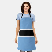 Patriotic Botswana Flag Schort (Gedragen)