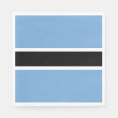 Patriotic Botswana Flag Servet (Voorkant)