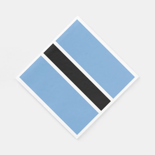 Patriotic Botswana Flag Servet (Hoek)