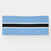 Patriotic Botswana Flag Spandoek (Horizontaal)
