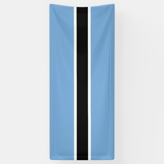 Patriotic Botswana Flag Spandoek (Verticaal)