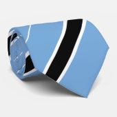 Patriotic Botswana Flag Stropdas (Opgerold)