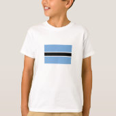 Patriotic Botswana Flag T-shirt (Voorkant)