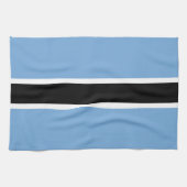 Patriotic Botswana Flag Theedoek (Horizontaal)