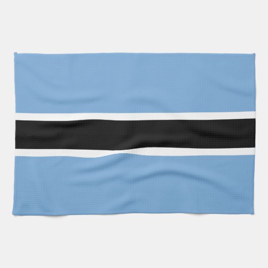 Patriotic Botswana Flag Theedoek (Horizontaal)