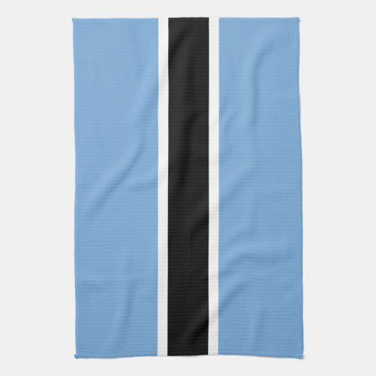 Patriotic Botswana Flag Theedoek (Verticaal)