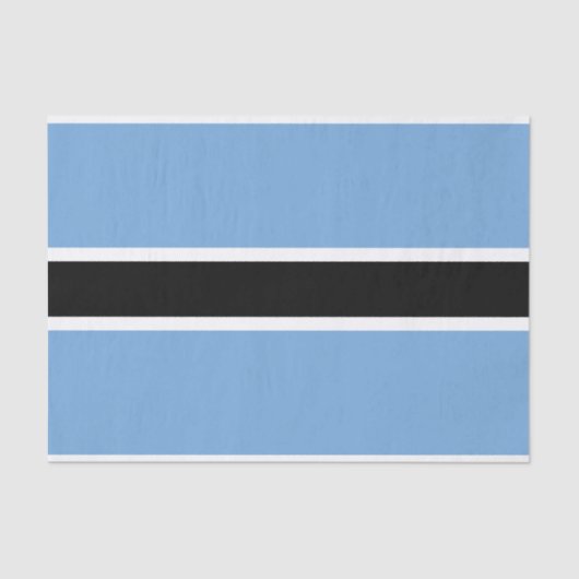 Patriotic Botswana Flag Tissuepapier (Voorkant)