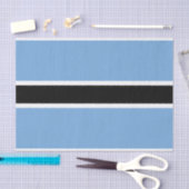 Patriotic Botswana Flag Tissuepapier (Craft)