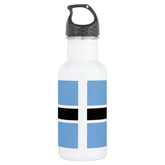 Patriotic Botswana Flag Waterfles (Achterkant)