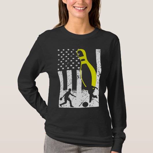 Patriotic Bowling Team Trophy T-shirt (Voorkant)