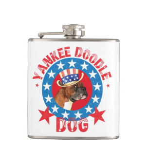 Patriotic Boxer Heupfles