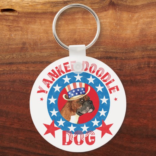Patriotic Boxer Sleutelhanger (Voorkant)