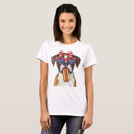 Patriotic Boxer T-shirt (Voorkant volledig)