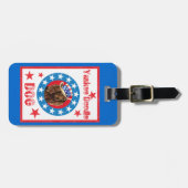 Patriotic Boykin Spaniel Bagagelabel (Voorkant horizontaal)