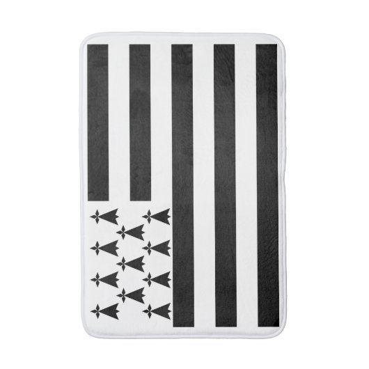 Patriotic Brittany Flag Badmat (Voorkant Verticaal)