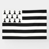 Patriotic Brittany Flag Banner (Horizontaal)