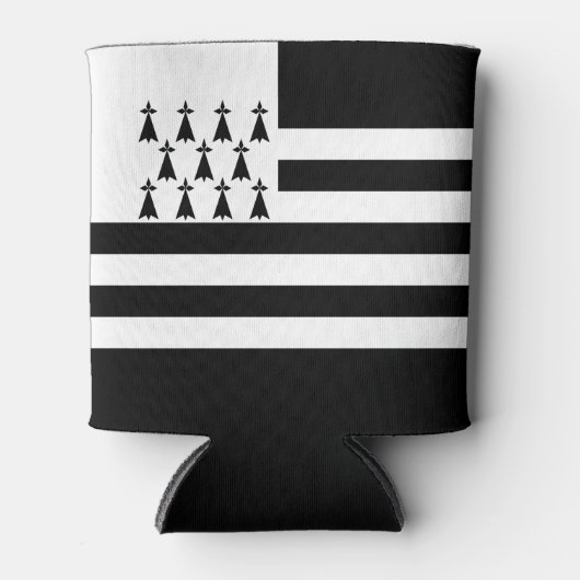 Patriotic Brittany Flag Blikjeskoeler (Voorkant)