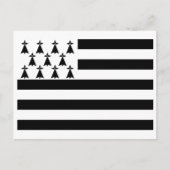 Patriotic Brittany Flag Briefkaart (Voorkant)