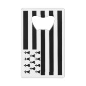 Patriotic Brittany Flag Creditkaart Flessenopener (Voorkant)