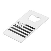Patriotic Brittany Flag Creditkaart Flessenopener (Achterkant Gekanteld)