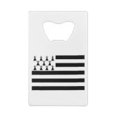Patriotic Brittany Flag Creditkaart Flessenopener (Achterkant)