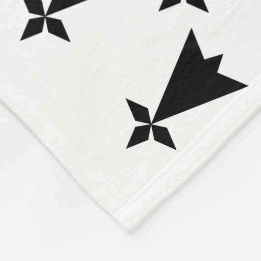 Patriotic Brittany Flag Fleece Deken (Hoek)