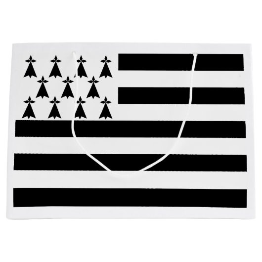 Patriotic Brittany Flag Groot Cadeauzakje (Voorkant)