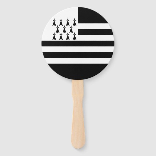 Patriotic Brittany Flag Handwaaier (Voorkant)