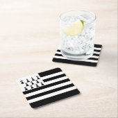 Patriotic Brittany Flag Kartonnen Onderzetters (Insitu)